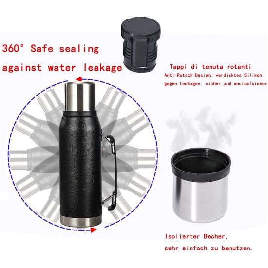 Classic Legendary Thermosfles Geïsoleerde Roestvrijstalen Drinkfles Thermos Fles Lekvrije Geïsoleerde Fles Dubbelwandig Thermos Houdt 50 uur