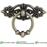 10 stuks meubelgrepen, messing, deurgrepen, vintage, kastgrepen, ladegrepen, antieke meubelknoppen met 20 schroeven, voor commode, meubels, kast, kledingkast