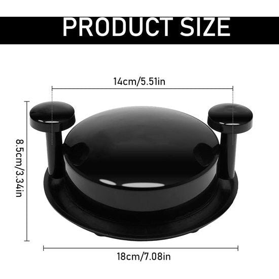 Kippenhaker-gereedschap, kippenborsthakmolen, kipfilet-artefact, huishoudhakmolen, separator, kippenhakvleesmixer voor kip, rundvlees (zwart)