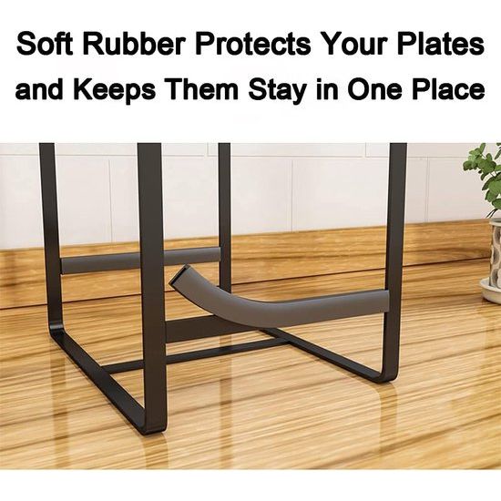 Metalen 2 Pack Plaat Rek / Schijf Drainer - Keuken Cabinet Opslag Organiser, Tafelgerei