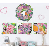 Diamond Painting gecombineerd met een tafelkrans