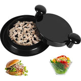 Kippenhaker-gereedschap, kippenborsthakmolen, kipfilet-artefact, huishoudhakmolen, separator, kippenhakvleesmixer voor kip, rundvlees (zwart)