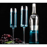 Champagneglazen, kristalglas, champagneglazen, 150 ml, loodvrij, champagnefluiten, perfect voor thuis, restaurants en party's, verpakking van 2 stuks