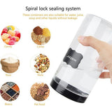 Kunststof voorraaddozen, 6 stuks, set van 3 stuks, 1000 ml en 3 set, 500 ml, opbergdoos met deksel, keuken, voor voer, huisdier, muli, meel, thee, kruidenpotjes