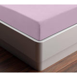 Hoeslaken 90x200cm - lavendel - geborsteld polyester microvezel hoeslaken - 35 cm diepe zak