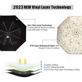 Paraplu, parasol, UV-bescherming voor buiten, automatisch opvouwbare paraplu voor dames, winddicht, regendicht, mini-paraplu, zakparaplu's met 8 baleinen voor volwassenen en kinderen op reis