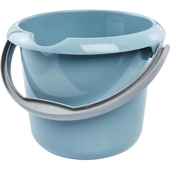 emmer met geïntegreerde meetschaal en ergonomische handgreep, 5 l, Nordic Blue