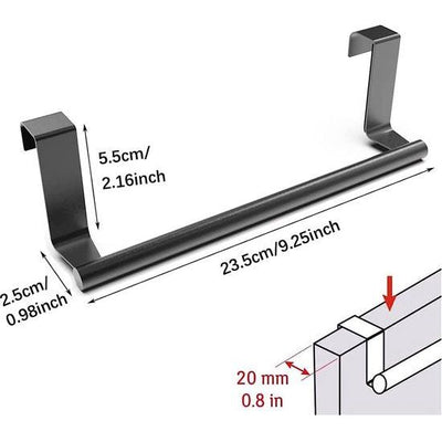 Naber Handdoekhouder 52 cm/Accessoires/Roestvrij staalkleurig (8032010