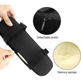 Non Slip Chair Armrest Pads Memory Foam Armrest Cushions Removable Chair Armrest Covers Elbow Support Cushion Black