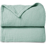 Mousseline Deken voor baby's, ademende babydeken, babydeken voor pasgeborenen, zachte kruipdeken voor kinderen, mousseline slaapdeken voor peuters, meisjes en jongens, 120 x 120 cm (salie)