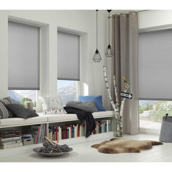 Easyfix 307 Rolgordijn voor kamer, bruin, 45 x 150 cm