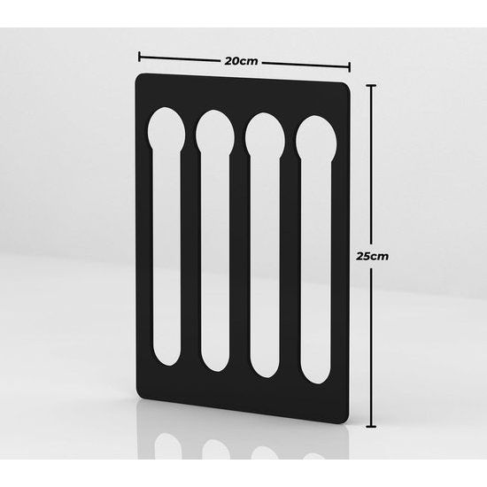 capsuledispenser, capsulestandaard, houder, wandhouder zonder boren