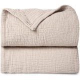 Mousseline Deken Baby - Ademende babydeken, babydekens pasgeboren, zachte kruipdeken voor kinderen, mousseline slaapdekens voor peuters meisjes jongens 120x120cm (ivoor)