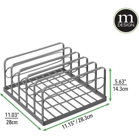 Clutch Organizer – praktische handtassen opbergen met 5 vakken voor clutches, portefeuilles, kaartenetuis enz. – portemonnee houder van kunststof – set van 2 – grafiet