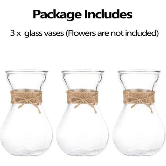 Vaas, Decoratieve kleine glazen vazen