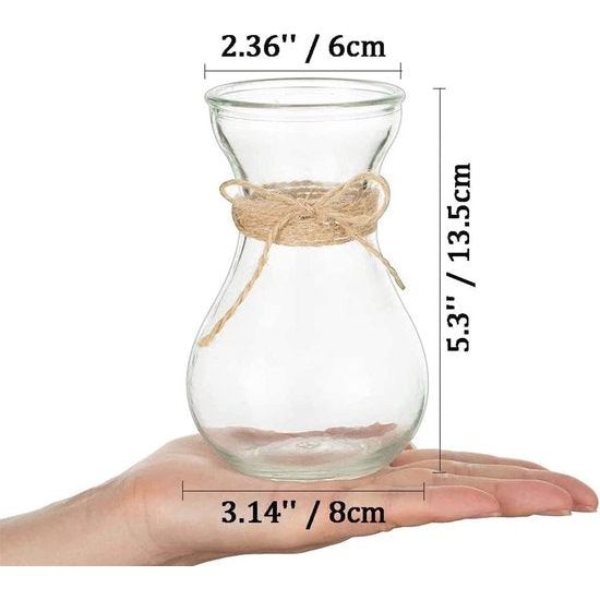 Vaas, Decoratieve kleine glazen vazen