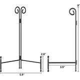 Veelzijdige displaystandaard: deze gebogen metalen standaard is perfect voor het presenteren van een verscheidenheid aan items, waaronder foto's, boeken, kleine kunstwerken, verzamelborden en nog veel meer.