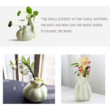 Keramiek bloemenvazen ​​set, 2 stuks decoratieve creatieve vazen, hydrocultuur creatief bloemstuk, voor thuis kantoor woonkamer decoratie ornament