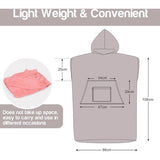 waterabsorberend neopreenpak, luiertafel, hoodie, handdoek, poncho, badjas om te surfen, zwemmen, baden voor volwassenen, mannen, vrouwen, zanddicht