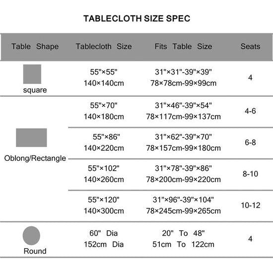 Rechthoekig tafelkleed, afwasbaar, katoen, linnen, tafelzeil, landelijke stijl, 140 x 220 cm, met kwastjes, voor thuis, keuken, eettafeldecoratie