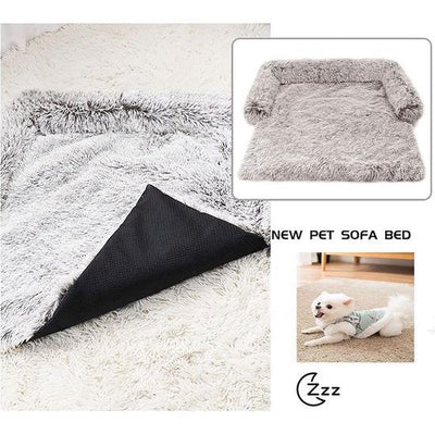 ZESLIV Hondenmat, hondenkussen, pluche, hondendeken, pluche, kattendeken, puppy, slaapdeken, fleece, deken, hondenbed, kattenbed, donkergrijs, 50 x 35 x 6 cm ZESLIV Hondenmat, hondenkussen, pluche, hondendeken, pluche, kattendeken, puppy, slaapdeken, fleece, deken, hondenbed, kattenbed, donkergrijs, 50 x 35 x 6 cm