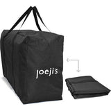 Opbergtas voor dekbedden en kussens 145 L - 600D Oxford - XL grote reistas voor tuinkussens met handgrepen - zwart