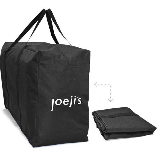 Opbergtas voor dekbedden en kussens 145 L - 600D Oxford - XL grote reistas voor tuinkussens met handgrepen - zwart