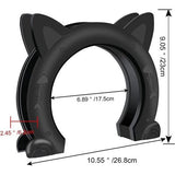 Kattenluik, binnendeur, kattenluik, kattenluik voor katten tot 10 kg, kattentunnel voor kamerdeuren