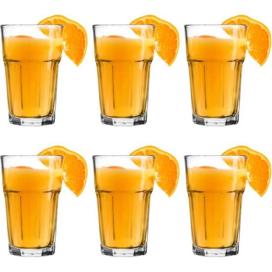 270 ml, set van 6 longdrinkglazen, drinkglazen, highballglas, waterglazen, cocktail, caipirinha glazen, perfect voor thuis, restaurants en feestjes, glazenset, klassieke vorm