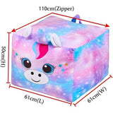 Eenhoornzitzak voor kinderen, knuffeldier, opbergtas, alleen tas, geen vulling