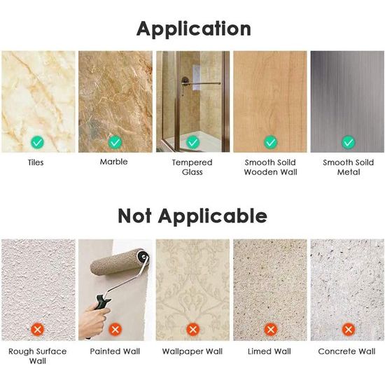 Shower Shelf No Drilling, Shower Shelf Corner Bathroom Accessories with 4 Hooks, Aluminium Shower Shelf, Bathroom Shelf, No Drilling for Kitchen, Bathroom, Shower Basket for Hanging, Pack of 2