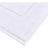 Set van 2 badmatten, salie-groene luxe badmatten van gekamd katoen, 53,3 x 86,4 cm