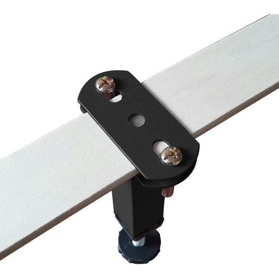 Bedframe steunvoet, bedpoten, steunvoeten voor meubels, verstelbare bedvoeten, intrekbaar metaal voor bedframe, 2 stuks (15cm-22cm)