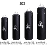 Bokszak set voor volwassenen, Heavy Duty zandzak boksen hangend box zak punching bag met handschoenen, ketting, plafondhaak (niet gevuld)