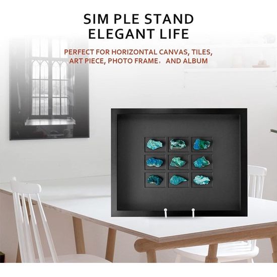 IJzeren standaard voor het weergeven van foto's, boeken, kunstwerken