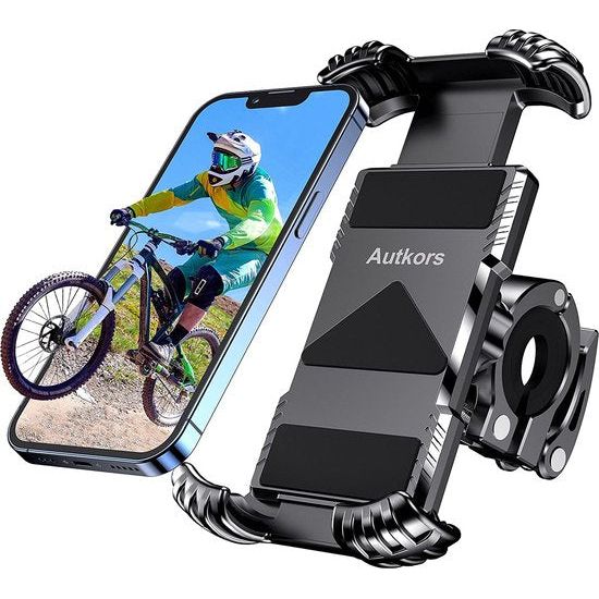 Telefoonbehuizing voor de fietsen, motorbehuizing, universeel, 360° draaistand, mobiele behuizing voor de iPhone 14, 14 Plus, 14 Pro, 14 Pro Max, 13 Pro, 12 Pro Max, Galaxy S22, S21+ 4.7-7.0" smartphone