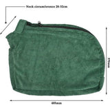 Badjas voor honden, microvezel, hondenhanddoek, hondenbadjas, drogend, microvezel, hondenhanddoek, tas, sneldrogend, voor huisdier, hond, kat, badjas (XS, groen)