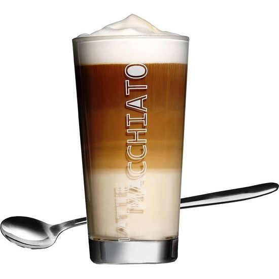 Latte Macchiato glazen set Lena, 4-delig