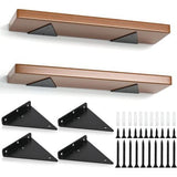 Set van 4 plankbeugels driehoek 14 cm zwevende ijzeren wandplank metalen open planken voor handwerk Vertaling: Set van 4 driehoekige plankbeugels van 14 cm, zwevende ijzeren wandplank, metalen open planken voor handwerk.