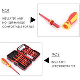 schroevendraaierset, 13 stuks, V-spanning, 1000 V, magnetische sleuf, torx, schroevendraaier, duurzaam handgereedschap