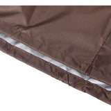 Bridge Box Heavy Duty Covers Waterdichte externe brugopslag Bench Protector Cover 123x62x55cm (koffie)