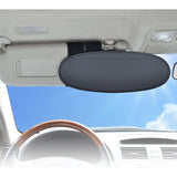 Universele zonneklep extender voor auto ' s, vrachtwagens en recreatieve voertuigen, verblindingsvrij voor bestuurder en voorpassagier (zilver) , 2 stuks