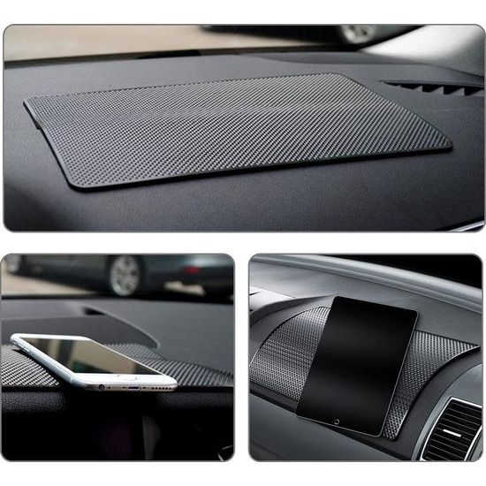 2 stuks antislipmat, antislipmat voor autodashboard, antislippads, siliconen fixeerkussen, wordt gebruikt voor autodecoraties, brillen, mobiele telefoons