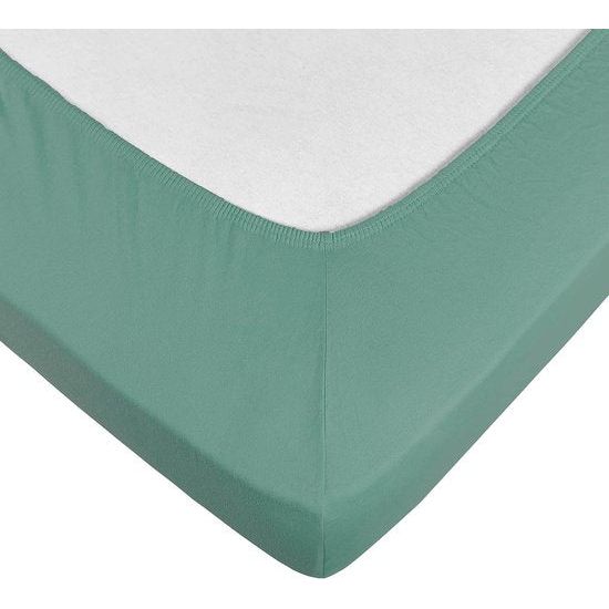 Hoeslaken 160 x 200 cm, van katoen, single-jersey stof, 140 g/m², hoeslaken met 30 cm matrashoogte, ultrazacht en ademend