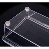 Set van 4 kruidenpotjes met lepels en afdekkingen, kruidenpotjes, keukengerei, transparant