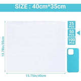 Reistas, 50 stuks ritszakken, 40 x 35 cm, plastic zakken, afsluitbaar voor kleding, ritszak, reistas voor documenten, sieraden, speelgoed (vorst)