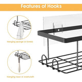 Shower Shelf, No Drilling Corner, Pack of 3 Shower Shelves, Black Shower Basket, Rustproof Stainless Steel Corner Shelf, Shower, Bathroom Shelf, No Drilling, for Bathroom Storage with Soap Dish