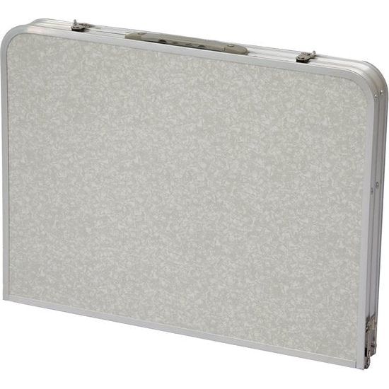 Opklapbare en in de hoogte verstelbare picknicktafel, 90 x 60 x 70 cm, licht, kofferformaat