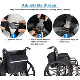 Rolstoelrugzak, opbergtas, mobiliteitshulp, rolstoelaccessoires, tas, opbergtas voor rolstoelrugzakken, voor oudere rolstoelgebruikers, rolstoelopbergtassen