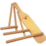 Pannenkoekenmaker - crEpes spatel - 4-delig hout (18", 13", 9" spreider en 30 cm lange houten spatel) praktische maten voor elke crEpefan - 100% natuurlijke en hoogwaardige crêpes maker